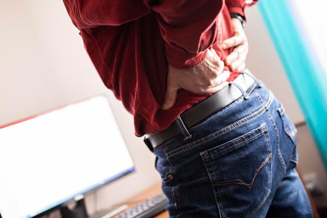 bolečine v hrbtu zaradi osteohondroze