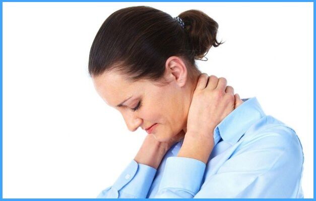 bolečine v vratu pri ženski z osteohondrozo materničnega vratu